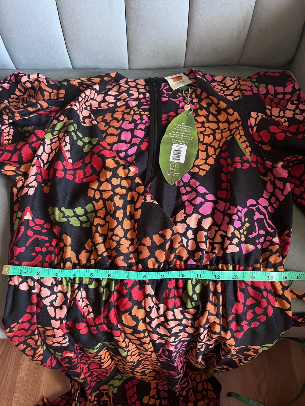 Farm Rio Multi-Colored Leopard Jumpsuit - Picture 10 of 11